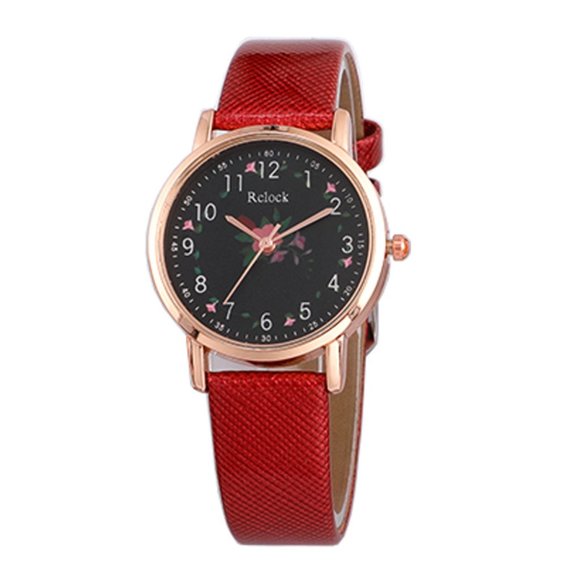 [PINK]leather Belt Casual Womens Rose [Stainless Steel] - Picture 5 of 7